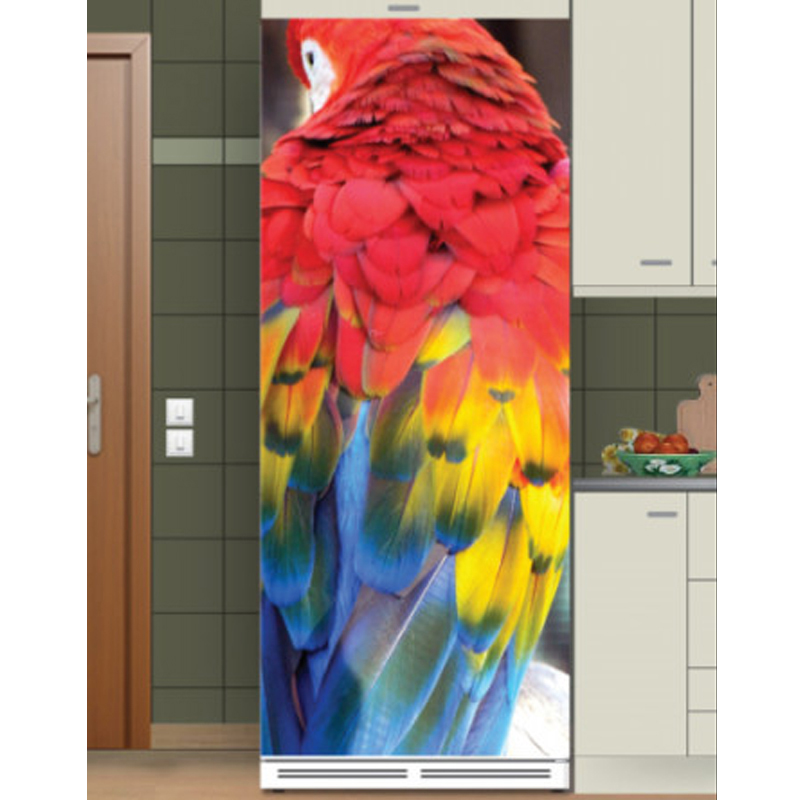 Αυτοκόλλητο ψυγείου με Παπαγάλο